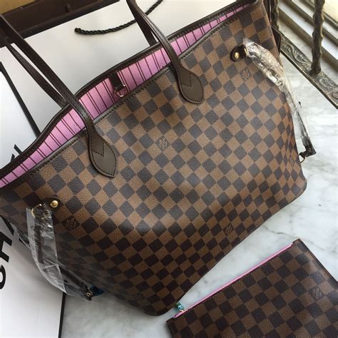 lv neverfull pink interior|louis vuitton neverfull bags.